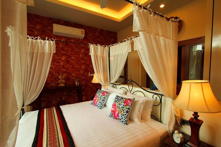 Master bedroom with double bed