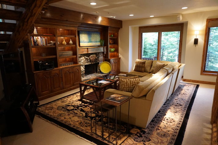 Lower Level Family Room w/ TV
