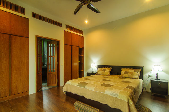 There is a lot of storage in both bedrooms