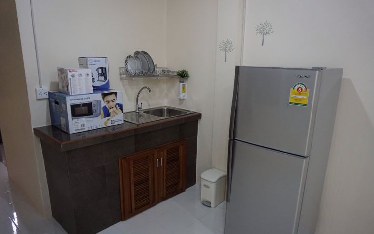 All new microwave, fridge, kettle and complementary coffee.
