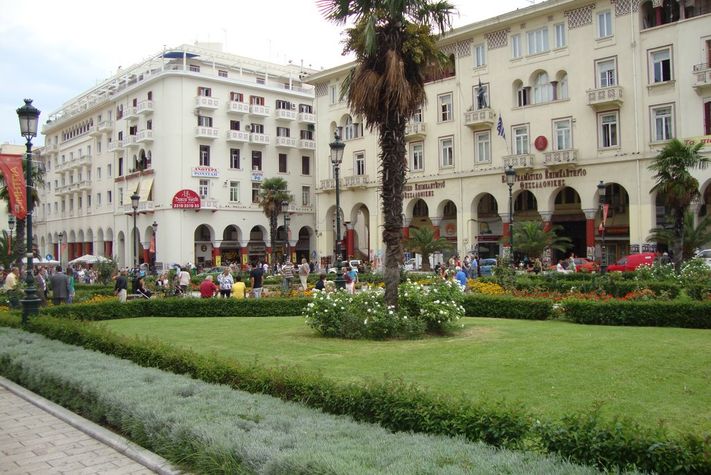 Right next to Thessaloniki's main Square