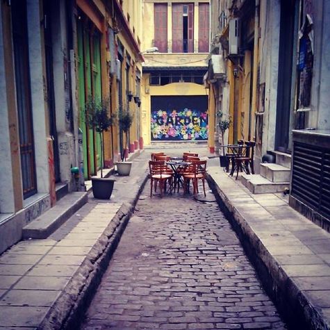 The French Quarter of town
