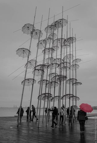 modern art at the waterfront