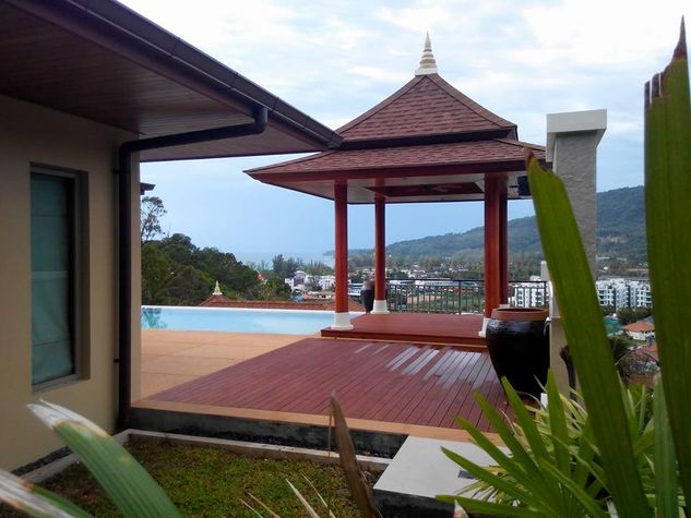 The Panoramic View From Private Pool & Pavilion
