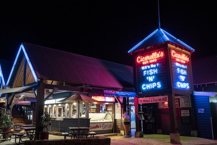 WA's best fish and chips, Cicerellos can be found in Fremantle.
