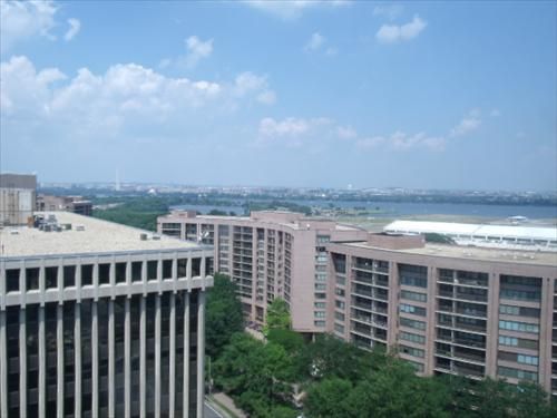 Enjoy city views from the rooftop deck.