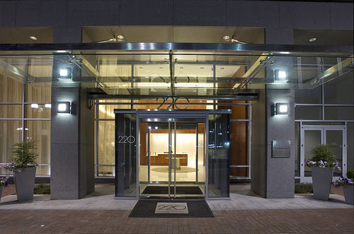 Entrance to building.