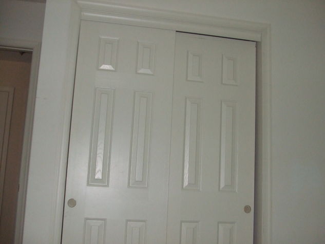 Closet in bedroom