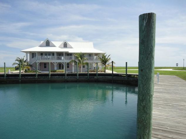 Pink Estate exterior with dock
Pink Estate exterior with dock