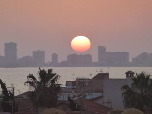 Beautiful sunrise from the balcony