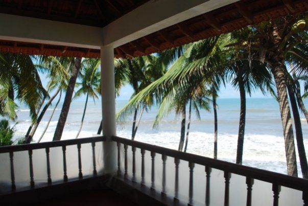 The sea as seen from the balcony of the bedroom