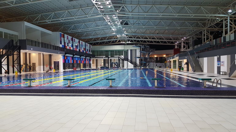 SPICE Aquatic Center - 12 mins walking distance from 1 SKY Condo