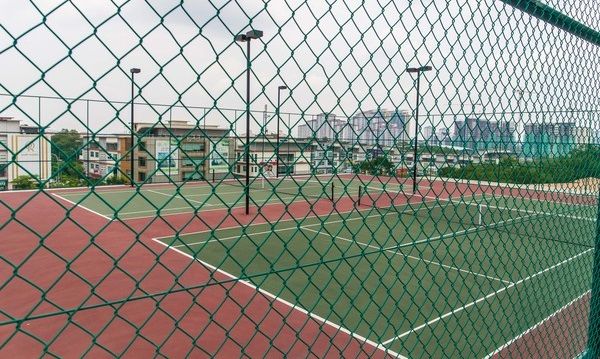 Tennis Court & Basketball Court