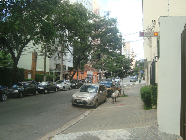 the other side of the street