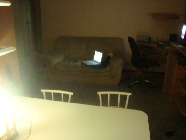 main room at night