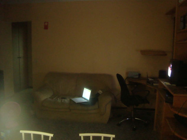 main room at night