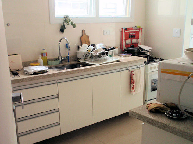 Cozinha do apartamento, recém reformado.