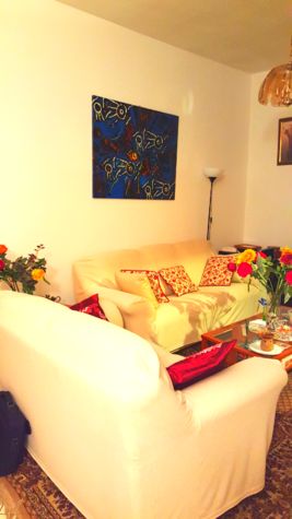 the corner of living room