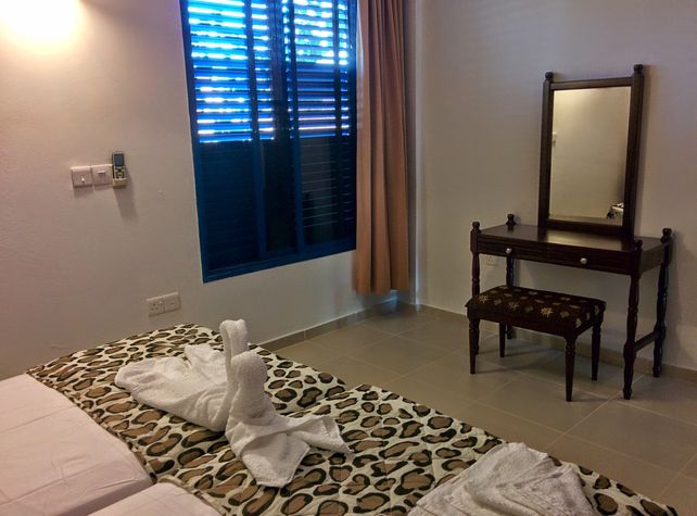 Vanity in bedroom