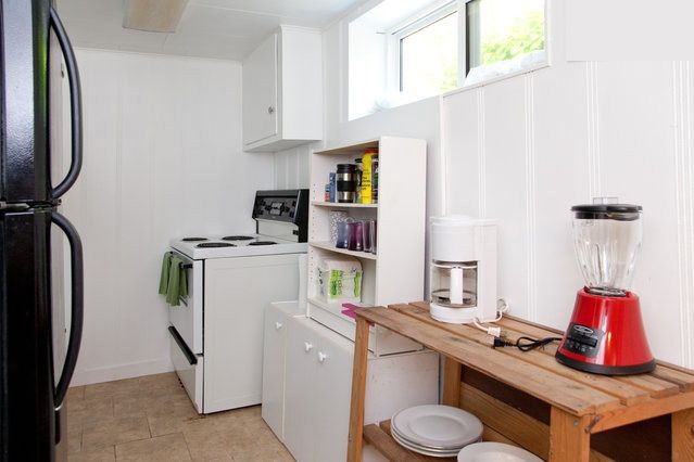 Stove, Fridge, Microwave, Coffee Maker, Toaster, Blender
