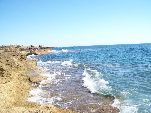 Rocky beach - 15 minutes by bike from the property