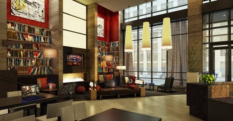 An inviting lobby welcomes you upon arrival