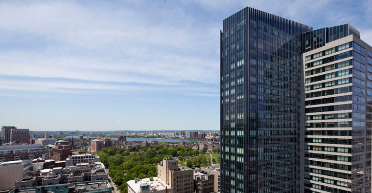 The building offers amazing views