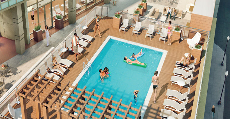 Skydecks'6th floor pool