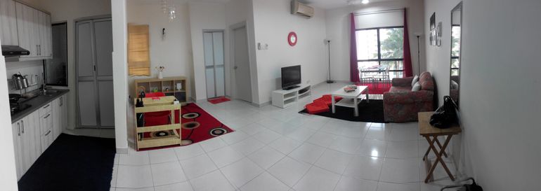 Wide angle view of the unit