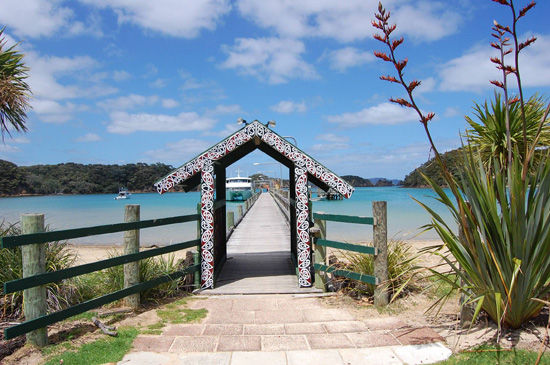 Otehei Bay, a short boat ride