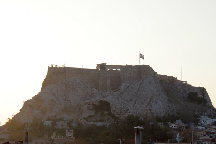 Acropolis view from the roof top terrace