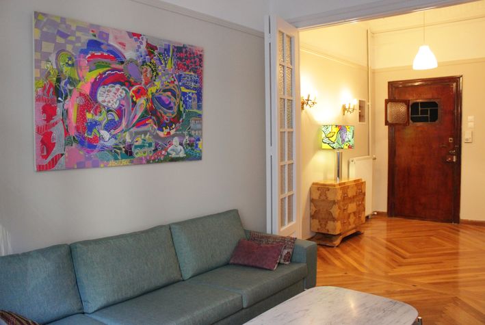 Living room and hallway