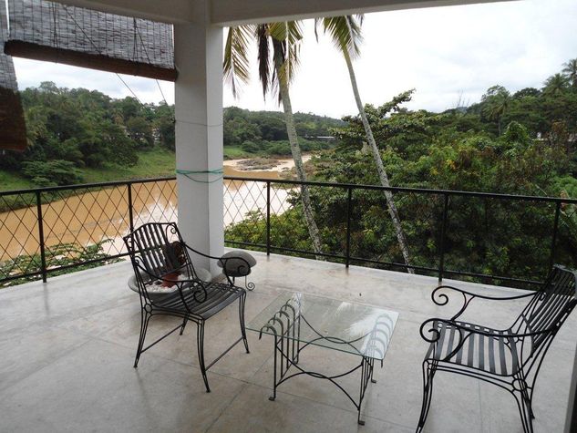 Covered Balcony, River View