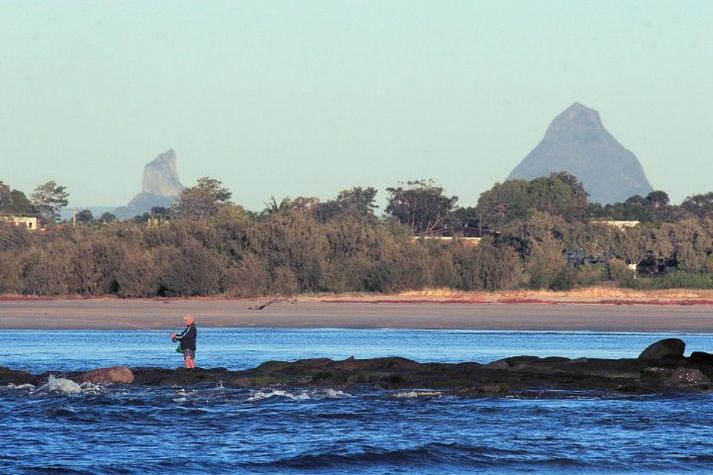 Fishing at Bulcock Beach