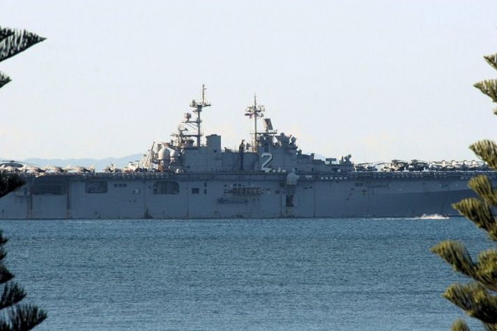 Ships sail past the Waterview