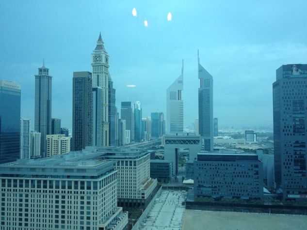 view from balcony