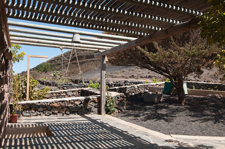 entrance to the house