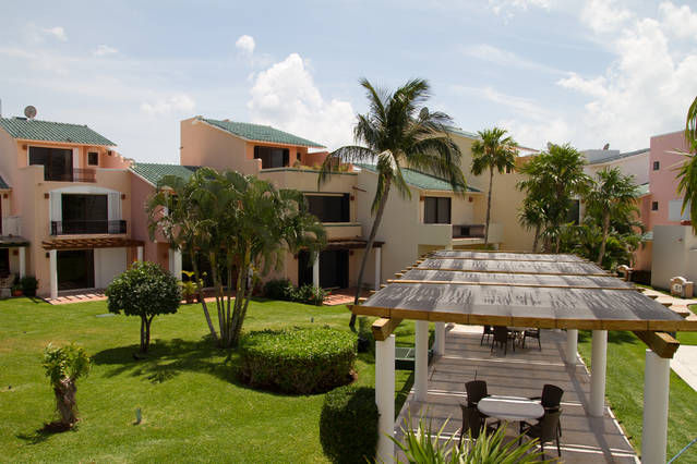 This is the view of the green areas from the room. 