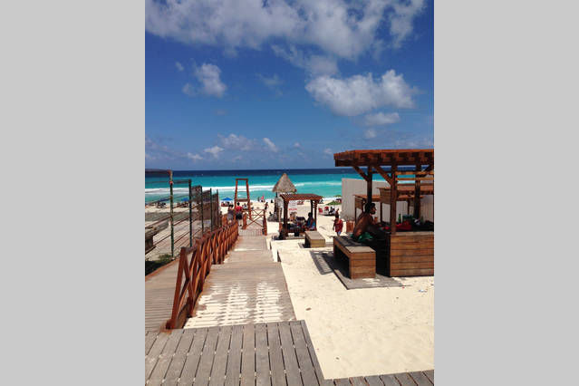 Access to the beach. 