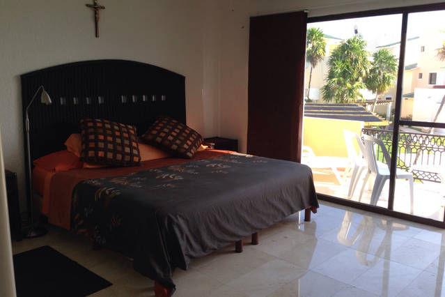 Enjoy the beautiful view from your bed. 