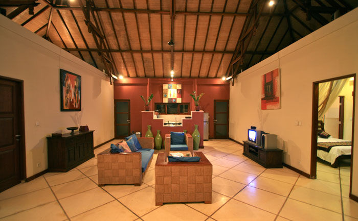 Kitchen and living room