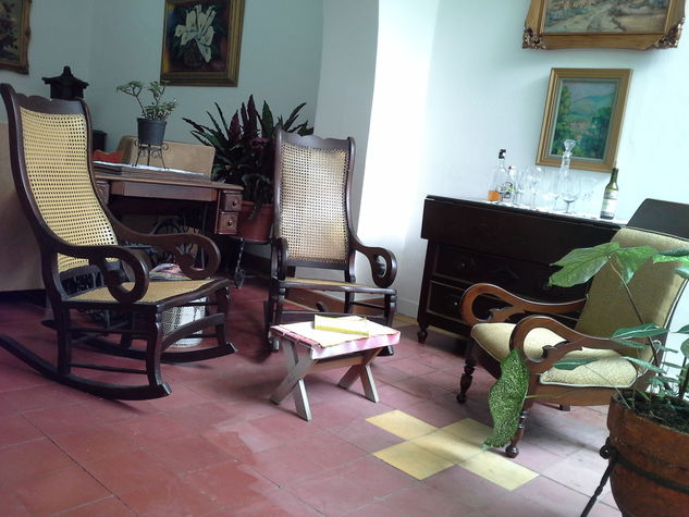 A great place to read or just enjoy a glass of wine.