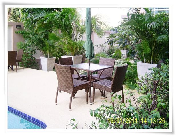Pool with Garden