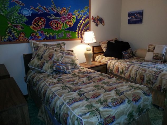 Two twin beds