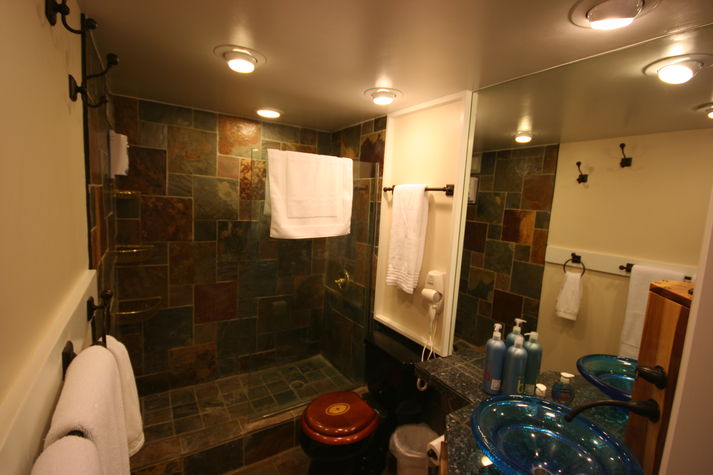 Completely upgraded luxury bath.