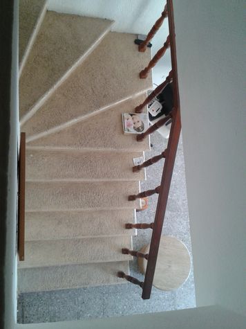 Escaleras con barandal.
