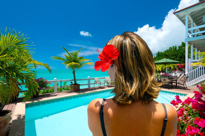Ocean and pool view