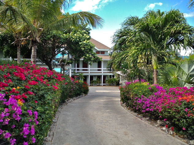 Villa entrance