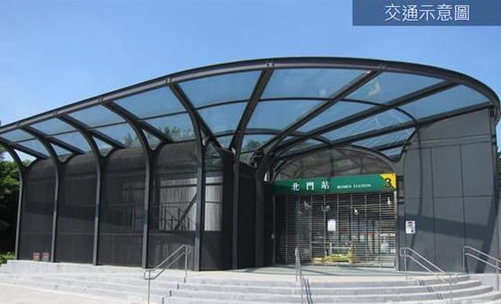 北門捷運站就在旁邊走路3分鐘(Few steps away to Beimen MRT ,only 3 mins by foot