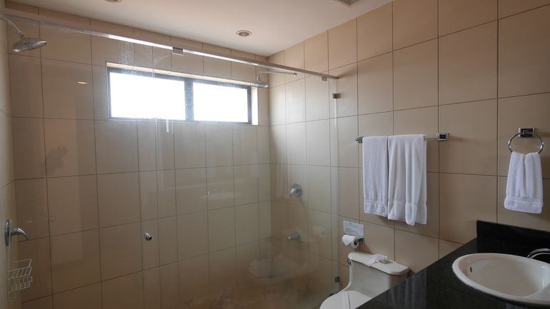 Fully Equipped Bathroom in Suite. Two Showers